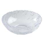 Fineline Settings FBL0964.CL, 64 Oz 9-inch Platter Pleasers Polystyrene Floral Bowl, 24/CS (Discontinued)