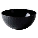 Fineline Settings GBL677.BK, 96 Oz 9-inch Platter Pleasers Black Large Dimpled Bowl, 24/CS (Discontinued)