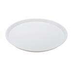 Fineline Settings HR0016.WH, 16-inch Platter Pleasers White Angled High Rim Platter, 25/CS (Discontinued)