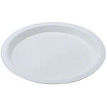 Fineline Settings HR18PP.WH, 18-inch ReForm White Polypropylene High Rim Platter, 25/CS