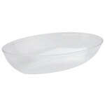 Fineline Settings OB4532.CL, 32 Oz Platter Pleasers Clear Oval Luau Bowl, 50/CS