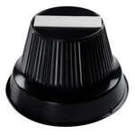 Fineline Settings PDS6031T.BK, 30 Oz 6-inch Platter Pleasers Round Black Pedestal Bowl with Tape, 24/CS (Discontinued)