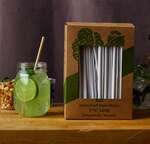 Fineline Settings PSWK 7.75-Inch Kraft Wrapped Paper Jumbo Straws, 3200/CS
