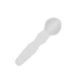 Fineline Settings SE1001.WH, 3.4-inch SelfEco PLA Compostable White Black Spoon, 200/CS (Discontinued)