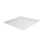 Fineline Settings SQ4818.CL, 18x18-Inch Platter Pleasers Clear Plastic Square Trays, 20/CS