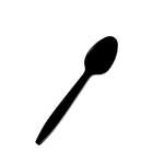 Fineline Settings U1025.BK, 10.25-inch Platter Pleasers Polypropylene Black Serving Spoon, 144/CS