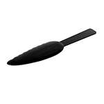 Fineline Settings U7100.BK, 9.25x2-inch Platter Pleasers Polypropylene Black Cake Server, 48/CS (Discontinued)