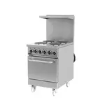 Galaxy Group Pegasus R-24E, 24-Inch Electric Range With 6 Stage Heat Controls - 208V