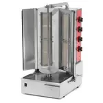 Galaxy Group Pegasus V2C-8G, Vega Series Heavy Duty Gas Gyro Machine, 2 Columns, 8 Burners