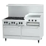 Garland USRange X60-6R24RR, 6 Burner SunFire Gas Range with 1 Raised Griddle/Broiler & 2 Standard Ovens