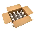 Germium GRB16 16 Oz Gel Hand Sanitizer Plastic Bottle w/Pump, 70% Isopropyl Alcohol, 12/CS