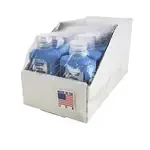 Germium GRB2SBL 2 Oz Silicone Blue Holder Bottle Gel Hand Sanitizer, 70% Isopropyl Alcohol, 14/Tray