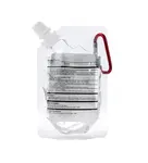 Germium GRP58C-X 2 Oz Gel Hand Sanitizer Squeeze Pouch w/Carabiner, 70% Isopropyl Alcohol, EA