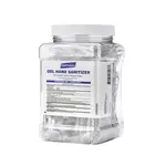 Germium GRS580 5-Gram Gel Hand Sanitizer Packets, 70% Isopropyl Alcohol, 80/JAR, 4 JARS/CS