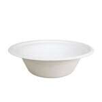 Green Wave International Green Wave PF-EV-BL32, 32 Oz PFAS-Free White Round Fiber Bowl, 200/CS