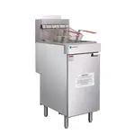Hurakan HKN-FXF50EA, 50 Lb Full Pot Floor Model Gas Fryer, 120000 BTU, Generic
