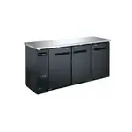 Hurakan HKN-GBB2472, 72-Inch Reach-In Undercounter Refrigerator