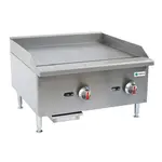 Hurakan HKN-PSXGL24TA, 24-Inch Gas Countertop Griddle with Thermostat
