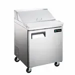 Hurakan HKN-SPT27R1, 27-Inch Refrigerated Sandwich Prep Table