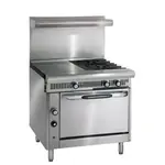 Imperial IHR-2-1HT, 36-Inch 2-Burner Range with Standard Oven, NSF