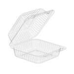 Inline SLP20, 28 Oz 5.25x5.63x2.75-Inch Clear Hinged Plastic Container, 500/CS