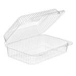 Inline SLP40, 74.7 Oz 8.75x5.75-Inch Clear Plastic 1-Compartment Hinged Container, 276/CS