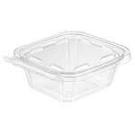 Inline TS12, 12 Oz 3.75x4.38-Inch Rectangular Tamper Evident Clear PET Container, 240/CS