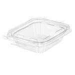 Inline TS8T, 8 Oz 3.75x4.38-Inch Clamshell Rectangular Tamper Evident Clear PET Container, 240/CS