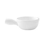 Kadra VL-3122, 8.5 Oz Vikko Lightning Porcelain White Onion Soup Bowl with Handle, 48/CS
