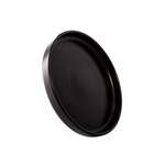 Kadra VT-1245, 4.75-Inch Vikko Thunder Porcelain Black Matte Round Modern Plate, 72/CS