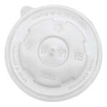 Karat C-KDL127-PP, 127-mm PP Flat Lid for 20 Oz Containers, 600/Cs