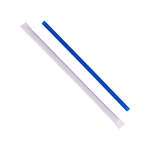 Karat C9120B 9-inch Paper Wrapped Blue Jumbo Straws, 1200/CS