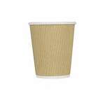 Karat CKRC510, 10 Oz Kraft Ripple Paper Hot Cups, 500/CS