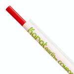 Karat KEC9200R, 9-Inch Red PLA Wrapped Jumbo Straw, 4800/CS