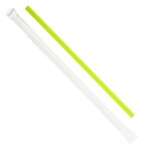 Karat KE-C9230 (Green) 9-inch Jumbo PLA Wrapped Straws, 2500/Cs