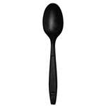 Karat TSHBBIO Black Heavy Duty Bio Teaspoon, 1000/CS