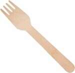 Karat WF, 4-Inch Bio Wooden Heavy Fork, 1000/CS
