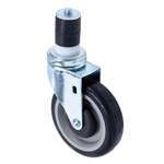 KCS CT-5W, 5-Inch Swivel Stem Casters for Work Tables, Set