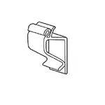 Ketchum Manufacturing XKD-968, Plastic Bowl Clip, 25-Piece Pack