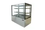 Kool-It KBF-60C, 59-inch Refrigerated Curved Glass Corner Display Case