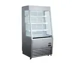 Kool-It KOM-48SS, 48-inch Black Open Air Refrigerated Display Case