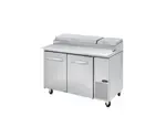 Kool-It KPT-67-2, 67-inch Refrigerated Pizza Prep Table