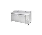 Kool-It KPT-93-3, 93-inch Refrigerated Pizza Prep Table