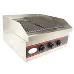 L&J GCB72, 72-Inch Six Burner Countertop Gas Charbroiler, NSF