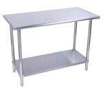 L&J SS1848 18x48-inch All Stainless Steel Work Table