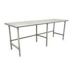 L&J SS1884-CB 18x84-inch Stainless Steel Work Table with Cross Bar
