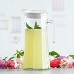 LAV TRU140, 47.3 Oz Truva Glass Pitcher with Lid, 6/CS