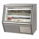 Leader ERCD48ES, 48-Inch Refrigerated Slanted Glass Counter Deli Case with 1 Shelf