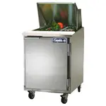 Leader ESLM27, 27x32x45-Inch Refrigerated Sandwich Unit, 7.7 Cu. Ft, 1 Door, ETL Listed