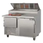 Leader ESPT60, 60x36x43-Inch Refrigerated Pizza Preparation Table, Stainless Steel Top, EA